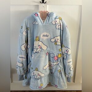 Cinnamoroll Oversized Hoodie blanket. Adult one size.